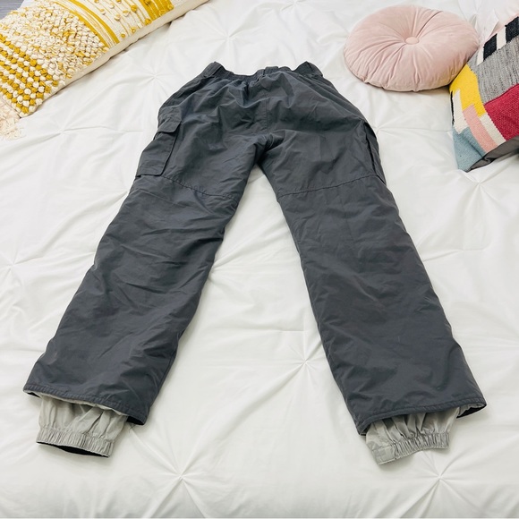 Turbine Outerwear Mens Grey Ski Winter Snow Insulated Pants Large Cargo Pockets - Picture 8 of 12